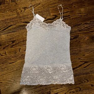 NWT White House Black Market Lace Hem Cami